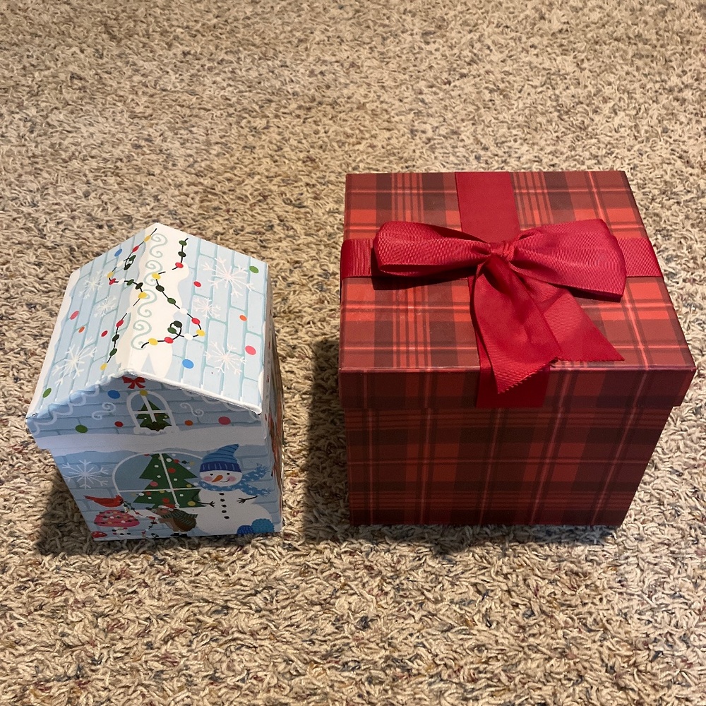 Two Holiday Gift Boxes